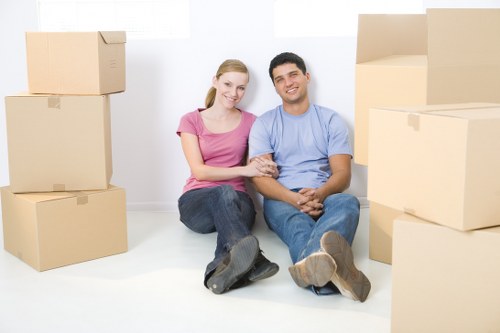 Organised storage unit in Barnes for household belongings