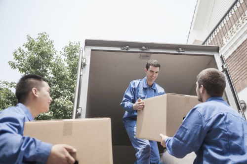 Customer raising a storage service complaint in a professional office setting